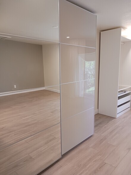Mirrored sliding doors - 441 N Harbor City Blvd