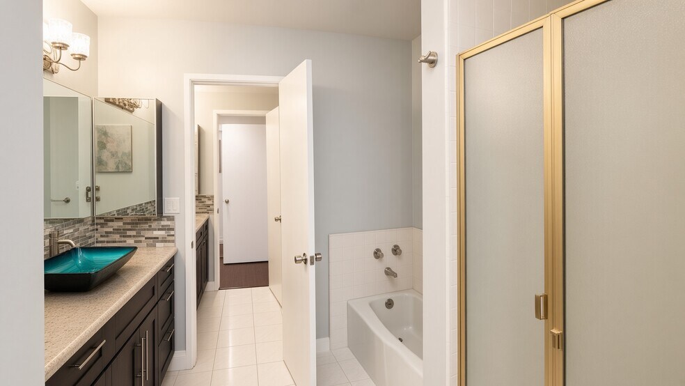 Master Bathroom Angle 2 - 10671 Holman Ave