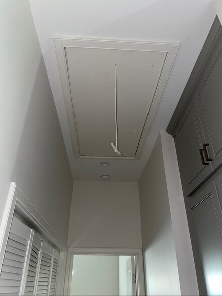 attic door in hallway - 6227 Atoll Ave