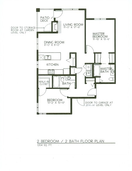 2BR/2BA - Main Street Village