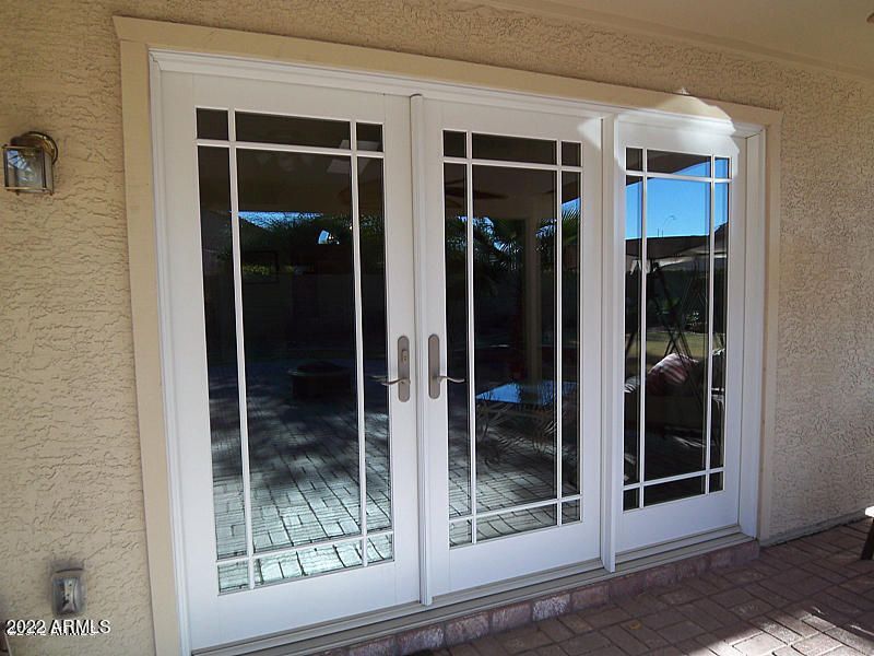 Triple french doors - 9139 W Davis Rd