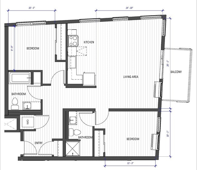 Floorplan - Hyas Point Apartments