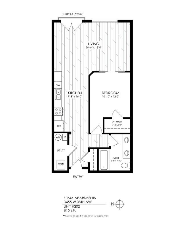Floorplan - Zuma Apartments