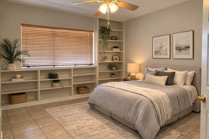 bedroom - 1427 W 7th St