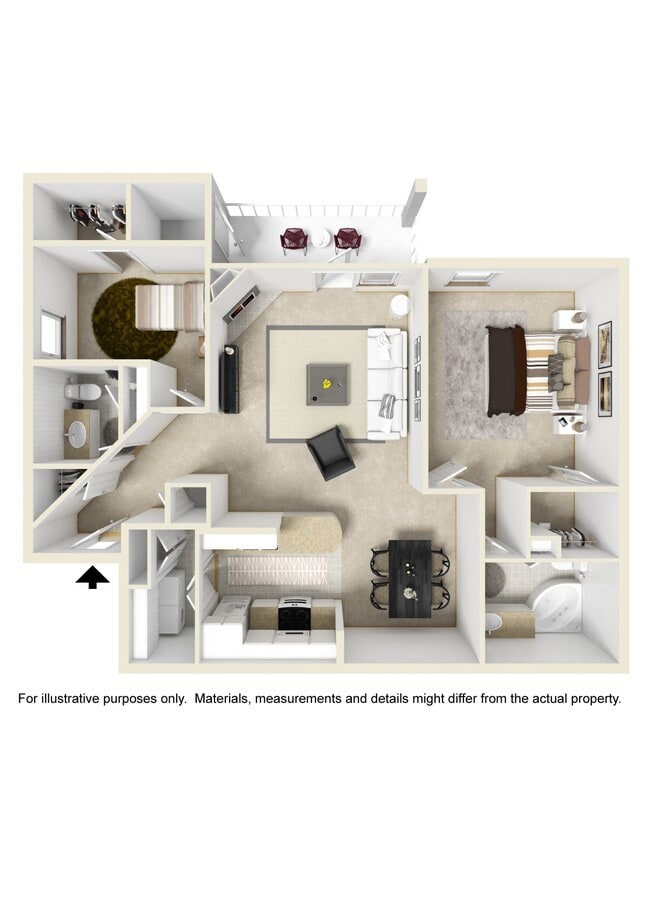 Floorplan - Parkwest Apartment Homes