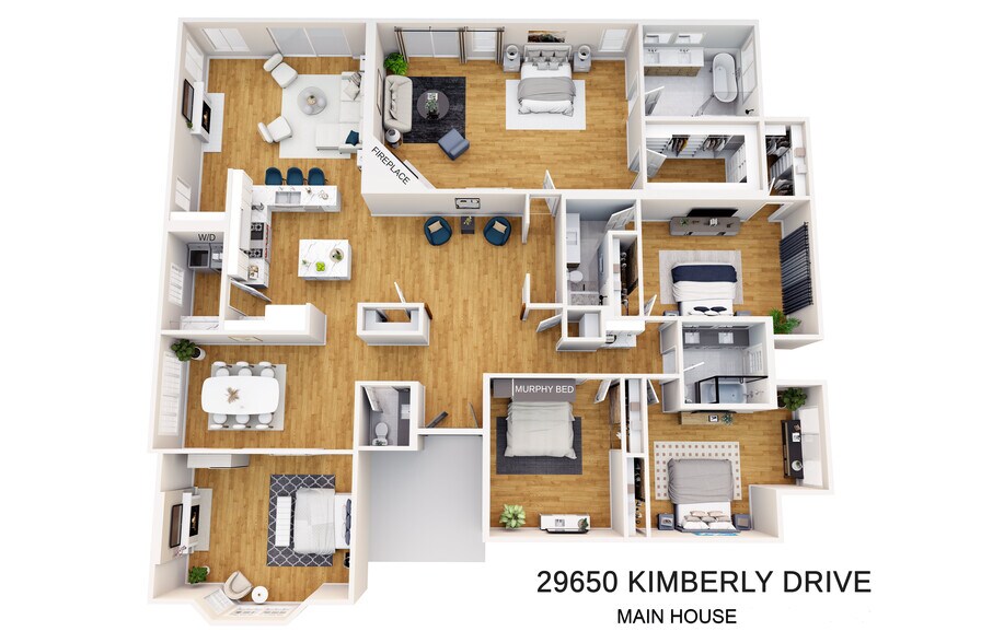 Main House Floor Plan - 29650 Kimberly Dr