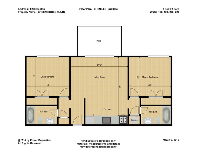 Floorplan - Greenhouse Flats