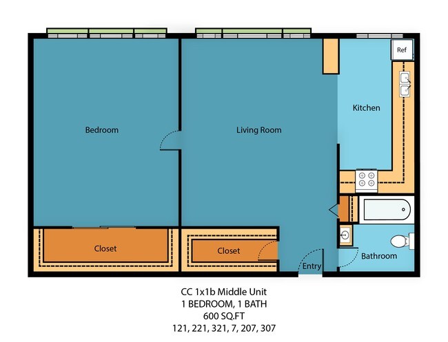Floorplan - Carolina Court Apartment Homes