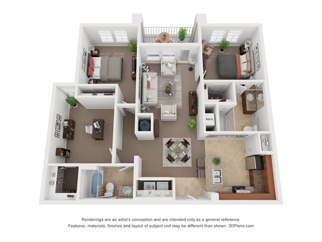 Floorplan - Town West Senior Living Apartments