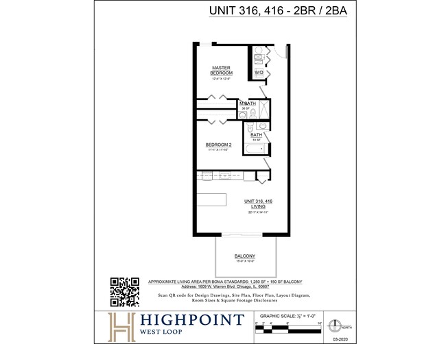 Floorplan - HIGHPOINT West Loop