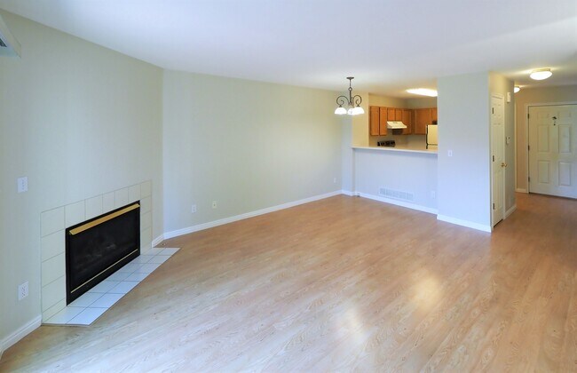 Living room looking into the kitchen - 1233 Warrior Way