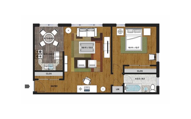 Floorplan - Second Avenue Flats