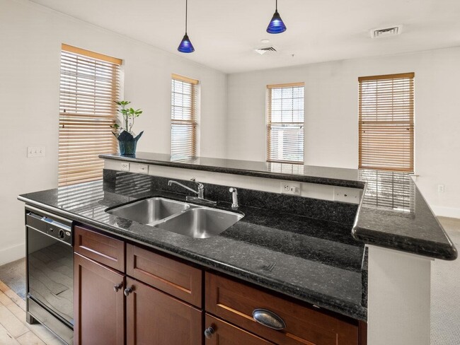 Kitchen Island and Bar with Granite counters - 60 Winooski Falls Way