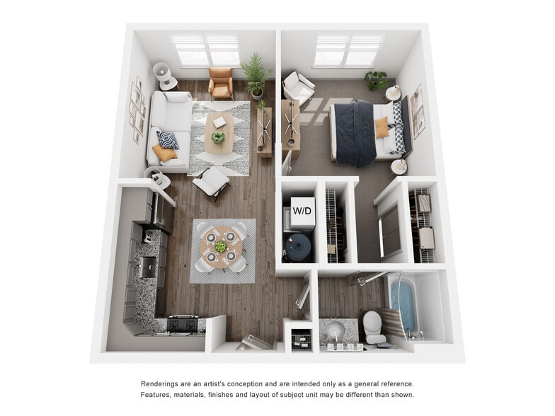 Interior Photo - Center West Apartments