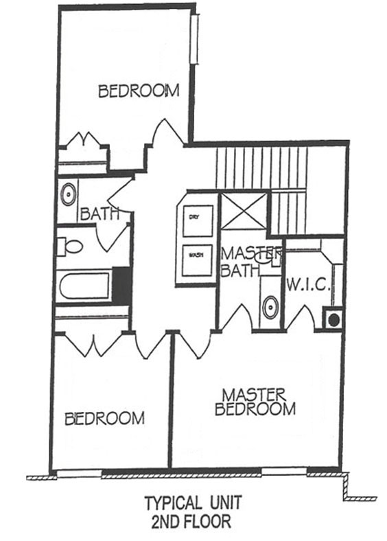 2 Bed Bottom - De Pere Estates