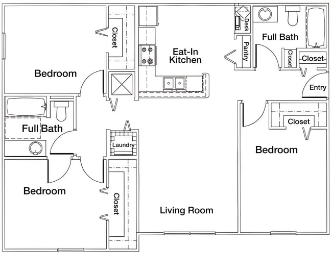 Floorplan - Wexford Apartments
