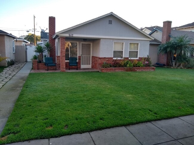 House & Front Lawn - 512 N Lucia Ave