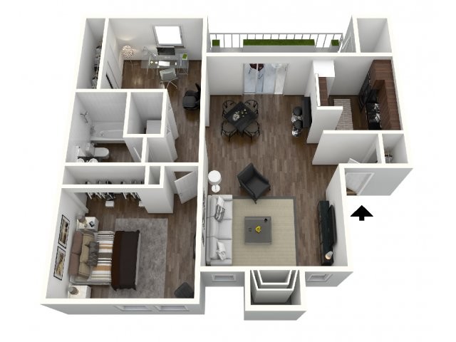 Floorplan - Bent Oaks Apartments