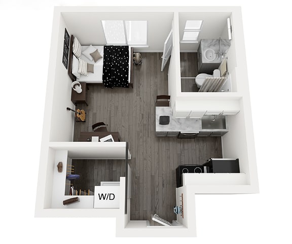 Floorplan - University Flats Phase II