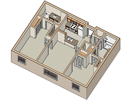 2BR/2BA - St. Luke's Life Center Apartments