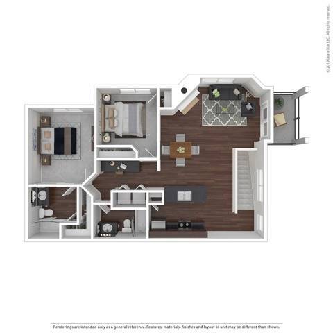 Floorplan - The Villas at Kennedy Creek Apartments