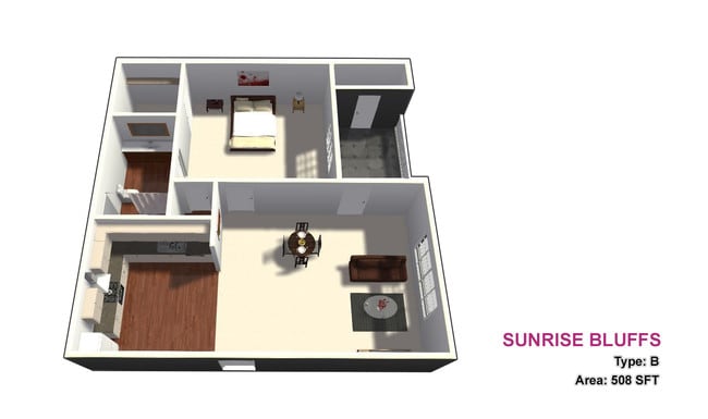 One Bed / One Bath - Sunrise Bluffs