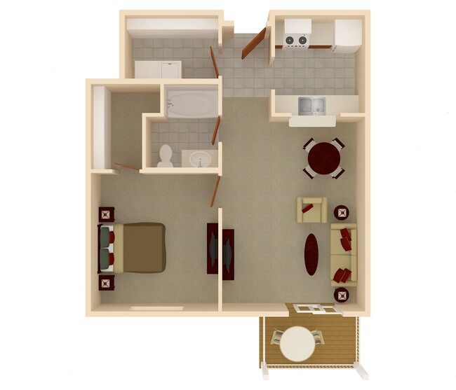 Floorplan - Amber Fields Apartments