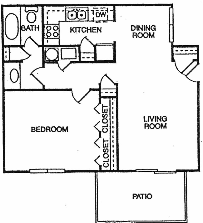 1BR/1BA - The Commons at Briarwood Park