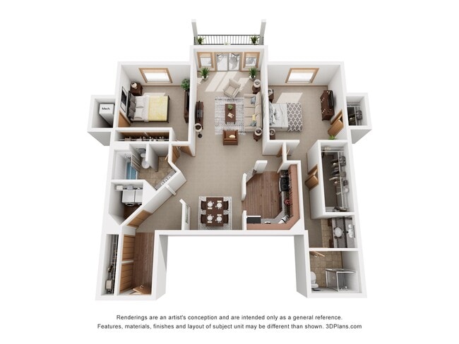 Floorplan - Crosby Pointe Apartments