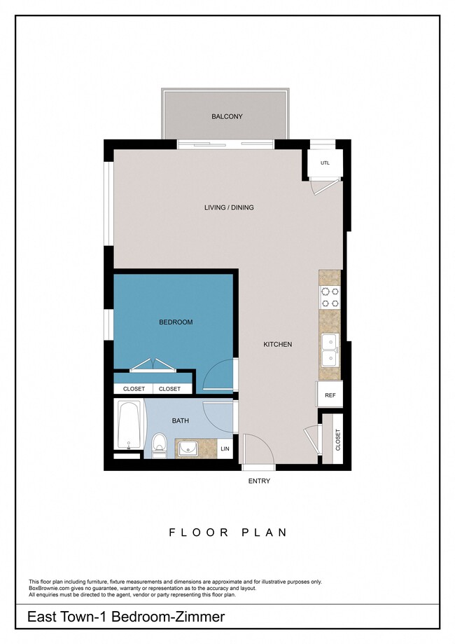 Floorplan - East Town Apartments