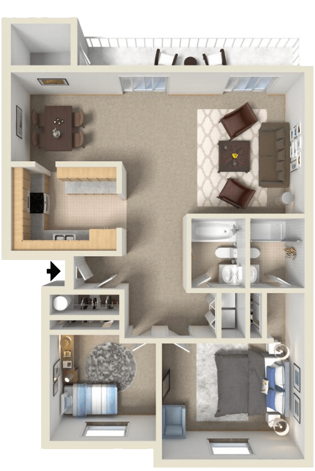 Floorplan - Woodspring Apt