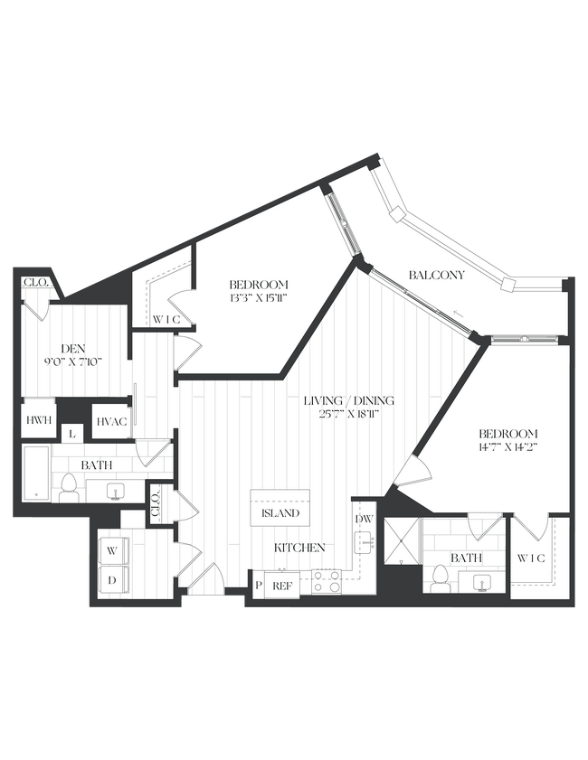 Floorplan - The Barrett at Chevy Chase Lake