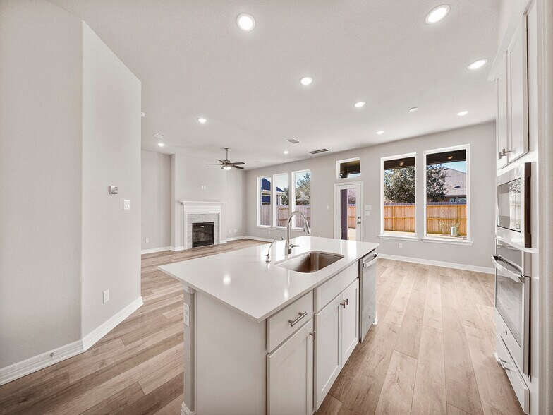 Kitchen with living - 6650 Jasper Valley Cir