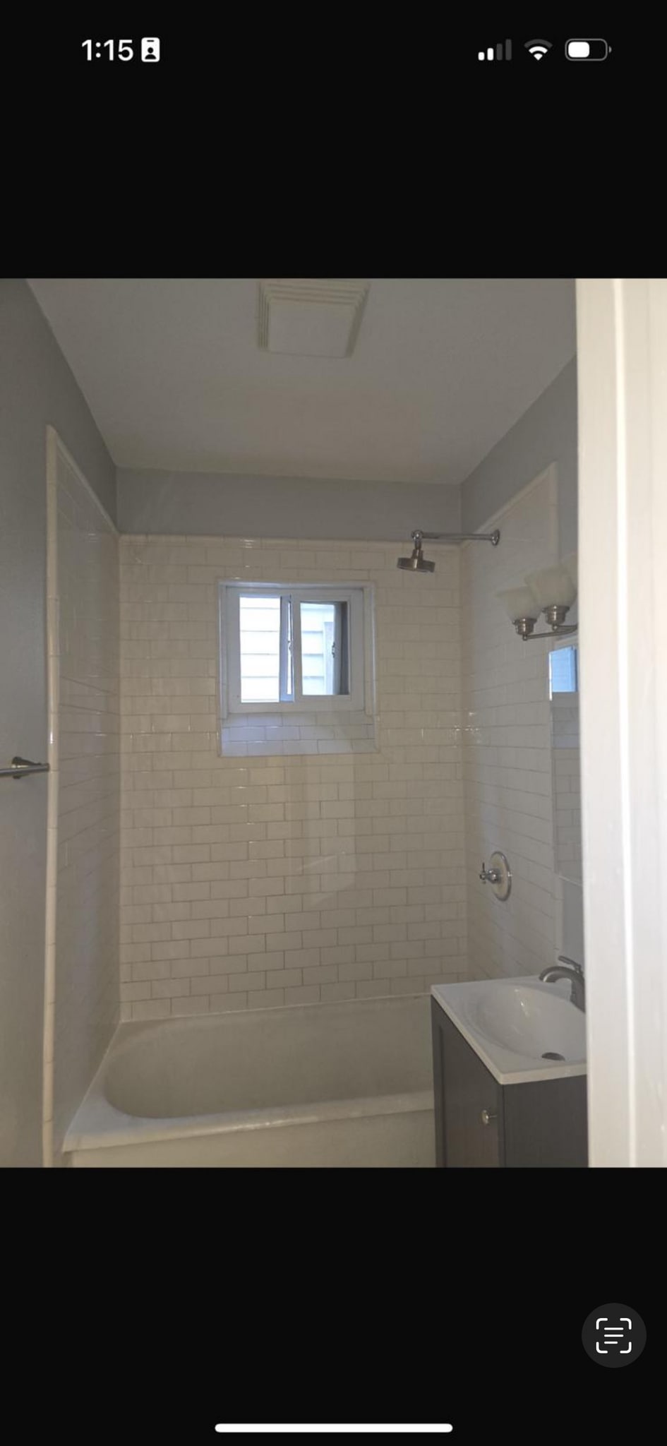 Subway Tiling in the Shower - 217 W Mitchell St