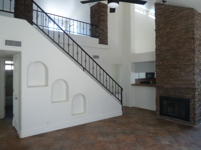 Living Room - Stairs to Loft - 1457 E Renee Dr