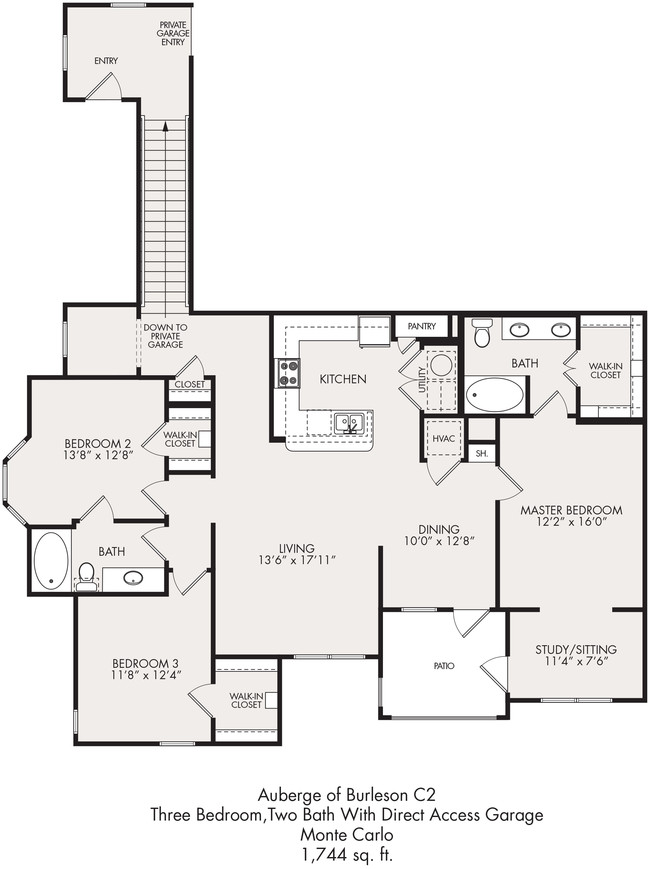 Floorplan - Auberge of Burleson