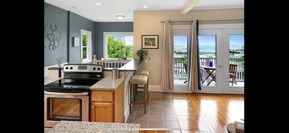 Kitchen View to dining nook (back left) - 64 Percival St