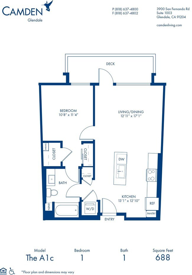 Floorplan - Camden Glendale