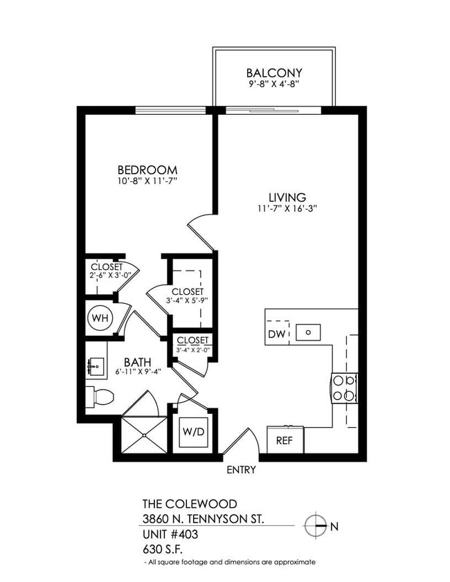 Floorplan - Colewood Apartments