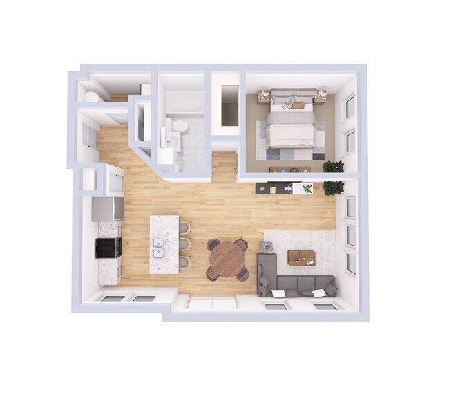 Floorplan - Monmouth Row Apartments