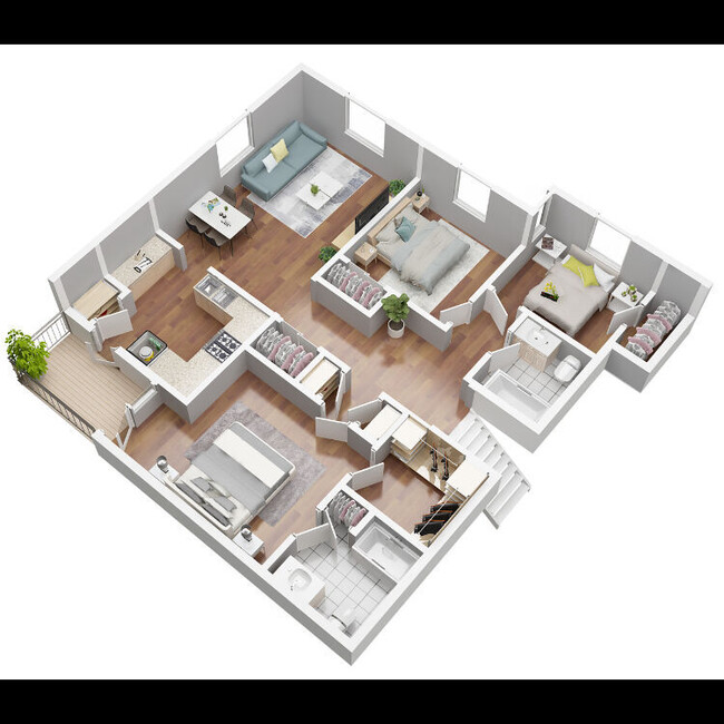 Floorplan - Burkburnett Residences