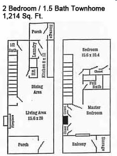 2BR/1.5BA - The Lorient