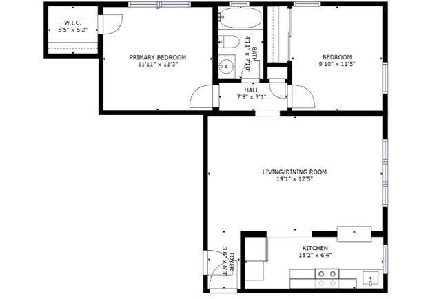 2BR/1BA - Highland Lane Apartments
