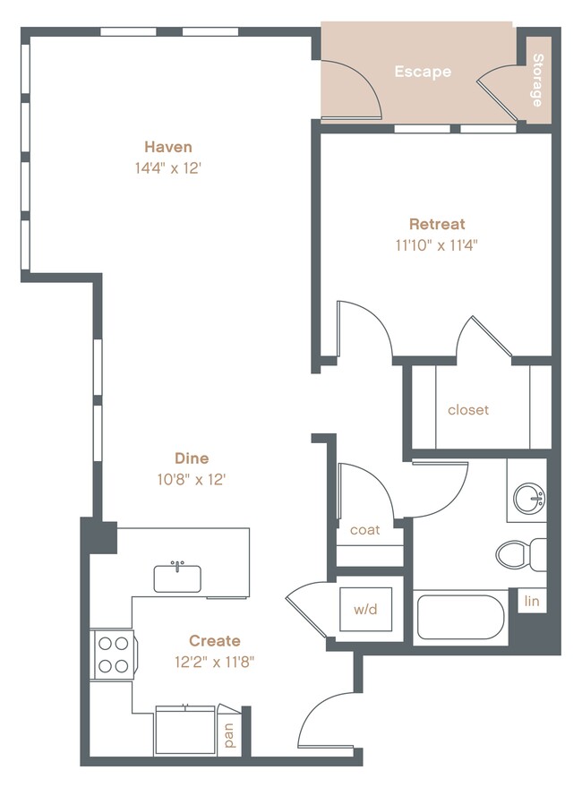 Floorplan - Alexan Downtown Danville