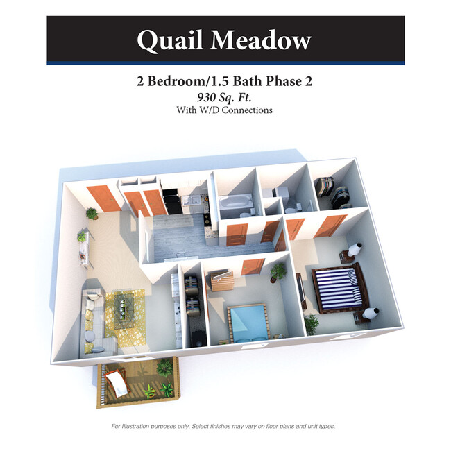 Floorplan - Quail Meadow Apartments