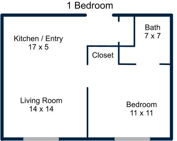 One Bedroom - Williamsburg Colony