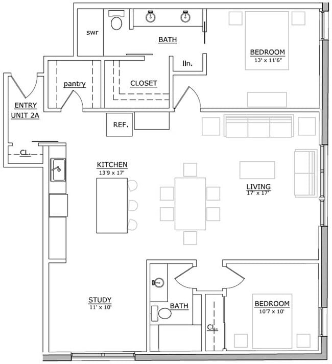 Floorplan - Parker Alley Urban Living