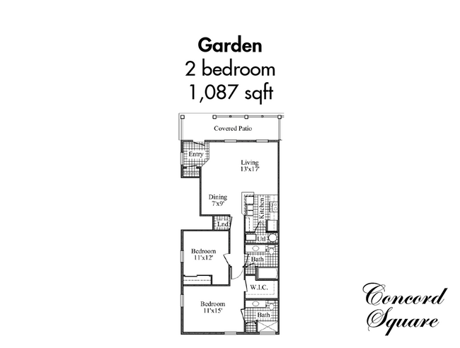 Floorplan - Concord Square Apartments