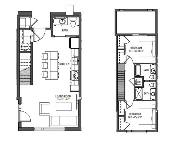 Coal (2x2.5): 965 sqf - Townhome - Izzy