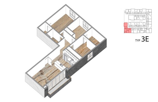Floorplan - Lido Apartments - 1532 Brockton Ave